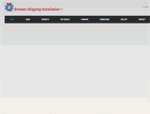 Tablet Screenshot of bremanshipping.com